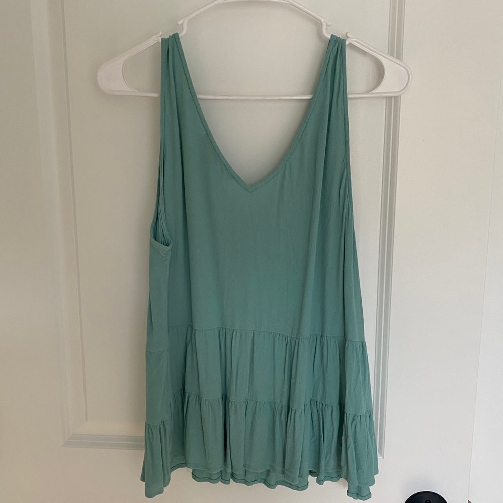 Loft Peplum Tank Top